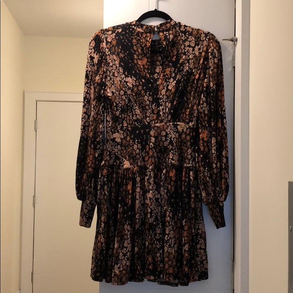 Free People Heartbeats Mini Dress in Black Combo - Picture 2 of 7